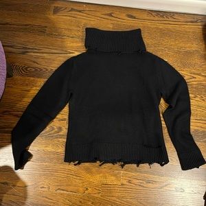 Rta Black Cashmere Sweater